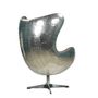 Fauteuils - Fauteuil Jacobs Aéro Cigare en cuir et aluminium - Design tendance et cosy - JP2B DECORATION