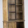 Bibliothèques - Buffet en bois et métal, 4 portes, design industriel, 230 cm - JP2B DECORATION