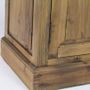 Bibliothèques - Buffet en bois et métal, 4 portes, design industriel, 230 cm - JP2B DECORATION