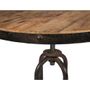 Dining Tables - High table in wood and metal, industrial and robust design - JP2B DECORATION