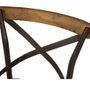 Chairs - Bar stool II, wood and metal, industrial design - JP2B DECORATION