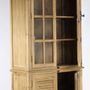 Bookshelves - Vintage industrial display cabinet in recycled wood, 223 cm, 4 shelves - JP2B DECORATION