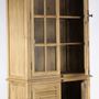 Bookshelves - Vintage industrial display cabinet in recycled wood, 223 cm, 4 shelves - JP2B DECORATION