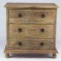 Chests of drawers - Chest of drawers in recycled wood, 76 cm, vintage industrial style - JP2B DECORATION