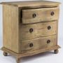 Chests of drawers - Chest of drawers in recycled wood, 76 cm, vintage industrial style - JP2B DECORATION