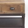 Buffets - Meuble TV industriel en métal et bois recyclé, 160 cm, 4 tiroirs - JP2B DECORATION