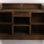 Buffets - Comptoir en bois recyclé, 180 cm, 3 tiroirs, style industriel vintage - JP2B DECORATION
