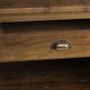 Buffets - Comptoir en bois recyclé, 180 cm, 3 tiroirs, style industriel vintage - JP2B DECORATION