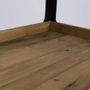 Sideboards - Industrial vintage cart in metal and recycled wood, 170 cm - JP2B DECORATION