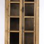 Bookshelves - Industrial display cabinet in recycled wood and metal, 240 cm, 4 shelves and 2 drawers - JP2B DECORATION