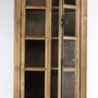 Bookshelves - Industrial display cabinet in recycled wood and metal, 240 cm, 4 shelves and 2 drawers - JP2B DECORATION