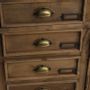Buffets - Enfilade de métier en bois recyclé, 160 cm, 10 tiroirs, style vintage industriel - JP2B DECORATION