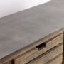 Sideboards - Industrial sideboard in recycled wood, 160 cm, 3 drawers, vintage style - JP2B DECORATION