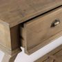 Consoles - Console en bois recyclé, 170 cm, 3 tiroirs, style industriel vintage - JP2B DECORATION