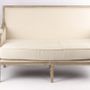 Sofas - Louis XVI-style sofa, 3 seats, elm wood and cushion seating - JP2B DECORATION