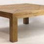 Tables basses - Table basse en bois recyclé, 130 cm, style vintage industriel - JP2B DECORATION