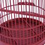 Objets de décoration - Cage à oiseau décorative en bambou, design vintage, rouge - JP2B DECORATION