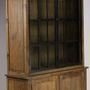 Bookshelves - Industrial two-part sideboard in recycled wood and metal, 245 cm, 4 shelves - JP2B DECORATION