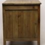 Buffets - Îlot de rangement Melchior en bois recyclé, 150 cm, 6 tiroirs et 2 étagères - JP2B DECORATION