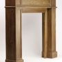 Console table - Stack fireplace mantel recycled wood, cozy rustic design - JP2B DECORATION