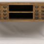 Buffets - Enfilade Milwaukee fer et bois, porte coulissante et tiroirs - JP2B DECORATION