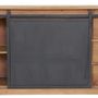 Buffets - Enfilade Atelier bois et fer, porte coulissante et tiroirs - JP2B DECORATION