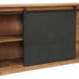 Buffets - Enfilade Atelier bois et fer, porte coulissante et tiroirs - JP2B DECORATION