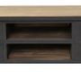 Buffets - Meuble TV industriel bois et fer, 4 tiroirs, roulettes - JP2B DECORATION