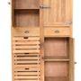 Wardrobe - Fridge-style cabinet recycled wood, 5 drawers, vintage design - JP2B DECORATION