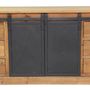 Buffets - Cabinet industriel bois et métal, 6 tiroirs, design robuste - JP2B DECORATION