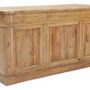 Desks - American desk recycled wood, 3 drawers, vintage style - JP2B DECORATION