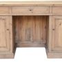 Desks - American desk recycled wood, 3 drawers, vintage style - JP2B DECORATION