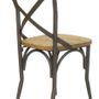 Chaises - Chaise de bar en bois massif, design vintage et confortable - JP2B DECORATION