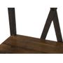 Shelves - Small industrial shelf, wood and metal, 229 cm - JP2B DECORATION