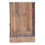 Wardrobe - Glass door wardrobe in recycled wood, small panes, authentic design - JP2B DECORATION