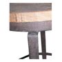 Tabourets - Tabouret de bar industriel réglable, métal et bois, design vintage - JP2B DECORATION