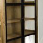 Sideboards - Industrial 2-door wardrobe in recycled wood, sturdy and authentic design - JP2B DECORATION