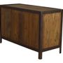 Chests of drawers - Industrial chest of drawers, 6 drawers, wood and metal, robust design - JP2B DECORATION