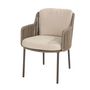 Armchairs - Bernini dining chair Terre - 4 SEASONS OUTDOOR