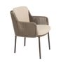 Armchairs - Bernini dining chair Terre - 4 SEASONS OUTDOOR