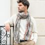 Scarves - SELJAVALLALAUG MEN'S PLAID SCARF - AV08 PARIS