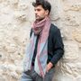 Scarves - FINNHAMN WOOL STRIPED MEN'S SCARF - AV08 PARIS