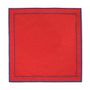 Serviettes - Pearl Napkin | Burnt Orange and Royal Blue - set of 4 - BLANK SPACE AMSTERDAM