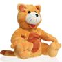 Peluches - Cherry Belly Cuddly Chat Oreiller en noyaux de cerises - Lavable - INATURA