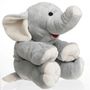 Peluches - Cherry Belly Peluche Éléphant - Coussin de Noyaux de Cerise - Lavable - INATURA