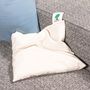 Cushions - Kersepitje Classic Ecru - Square cherry stone cushion - 27x27cm - INATURA