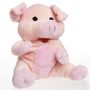 Peluches - Cherry Belly Peluche Cochon - Coussin de Noyaux de Cerise - Lavable - INATURA