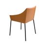 Chaises - Chaise en croûte de cuir marron - ANGEL CERDÁ