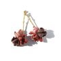 Cadeaux - Boucles d'oreilles plaqué or Flourist Silk collection nude - CHAMA NAVARRO