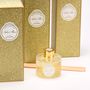 Parfums d'intérieur - Diffuseur Reed à paillettes dorées 100 ml - SOAPTALES